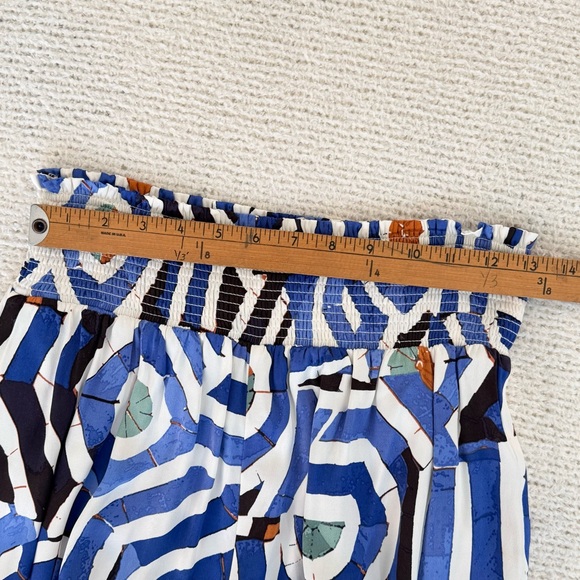 Anthro Maeve Saria Smocked Wide-Leg Pants MP - Picture 10 of 13